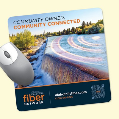 Barely There™ 8" Square x.02" Ultra-Thin Mouse Pad