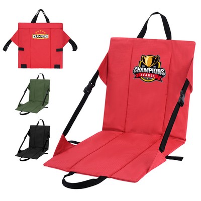 Premium Folding Stadium Seat With Back Support For Bleachers